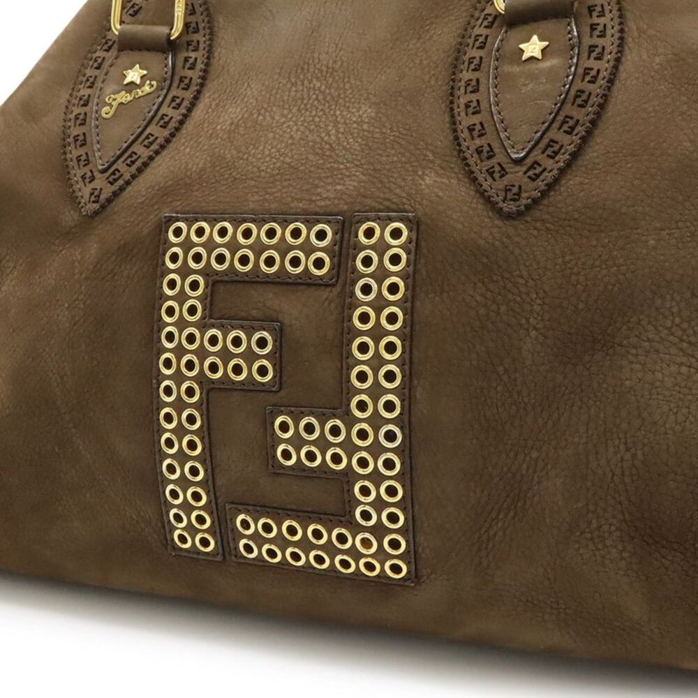 Fendi Etnico Zucca Nubuck Tote Bag - Picture 8 of 8